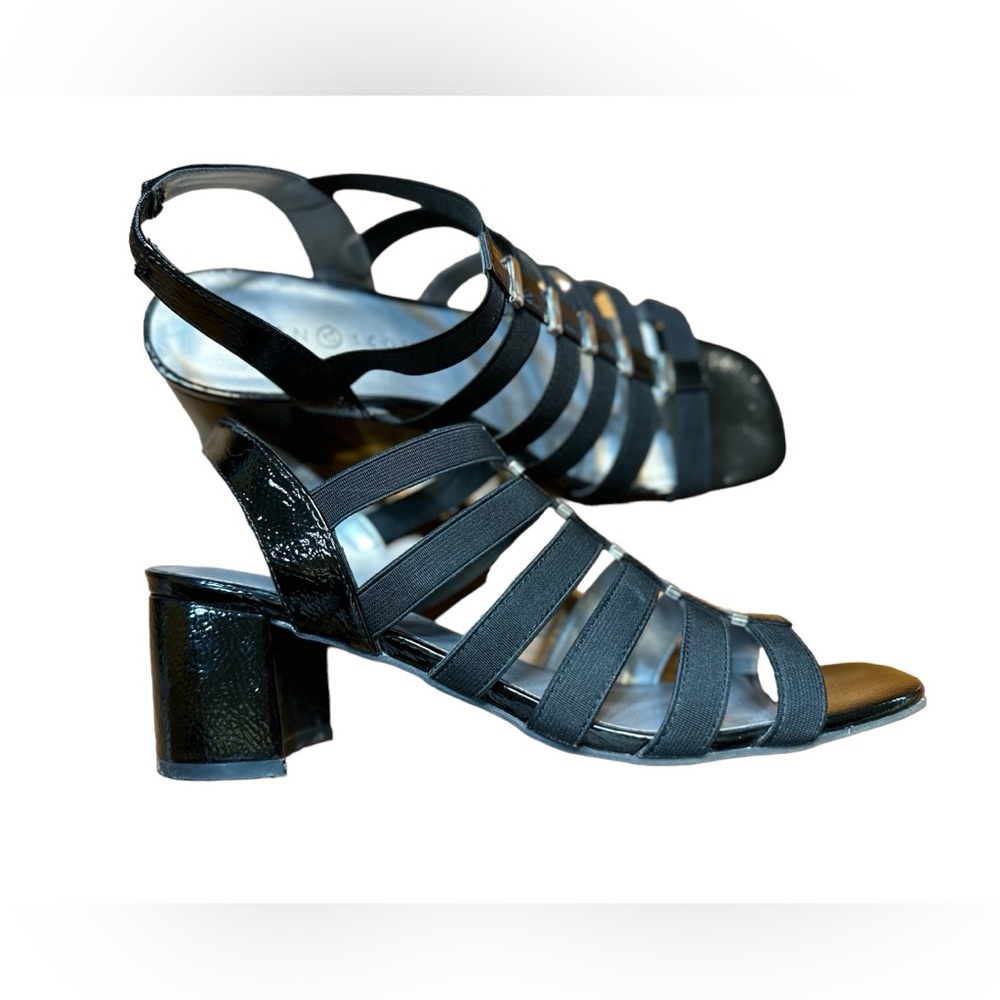Karen Scott Womens Yahnnie Open Toe Ankle Block Heel